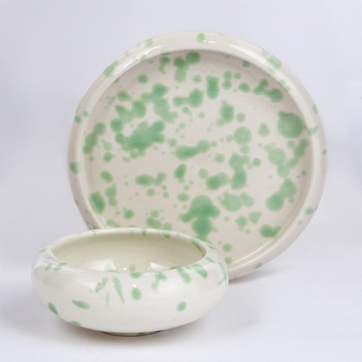 DIPSCHALE Boogy Splash 7cm - Mintgrün, Keramik (9/9/3.5cm) - Butlers