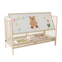 BABYBETT 140x60x90 cm multifunktional - Naturfarben, Holz (140/200cm) - LEBENLANG
