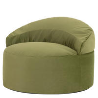 SITZSACK aus Samt Orb - Olivgrün, Textil (86/61/86cm) - icon