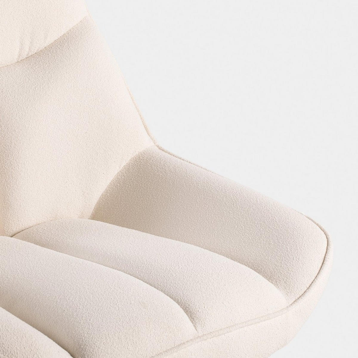 DREHSTUHL Anouk Beige 75 cm x 86 cm - Beige, Textil (75/86/87cm) - Klast Home