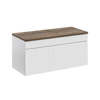 SKŘÍŇKA POD UMYVADLO 100cm Zelie Bílá - bílá, kompozitní dřevo (100/48/46cm) - Petits-meubles