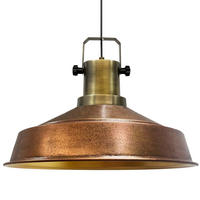 PENDELLEUCHTE Asletl Metall 41/28 cm - Goldfarben/Kupferfarben, Metall (41/28cm) - Bamyum