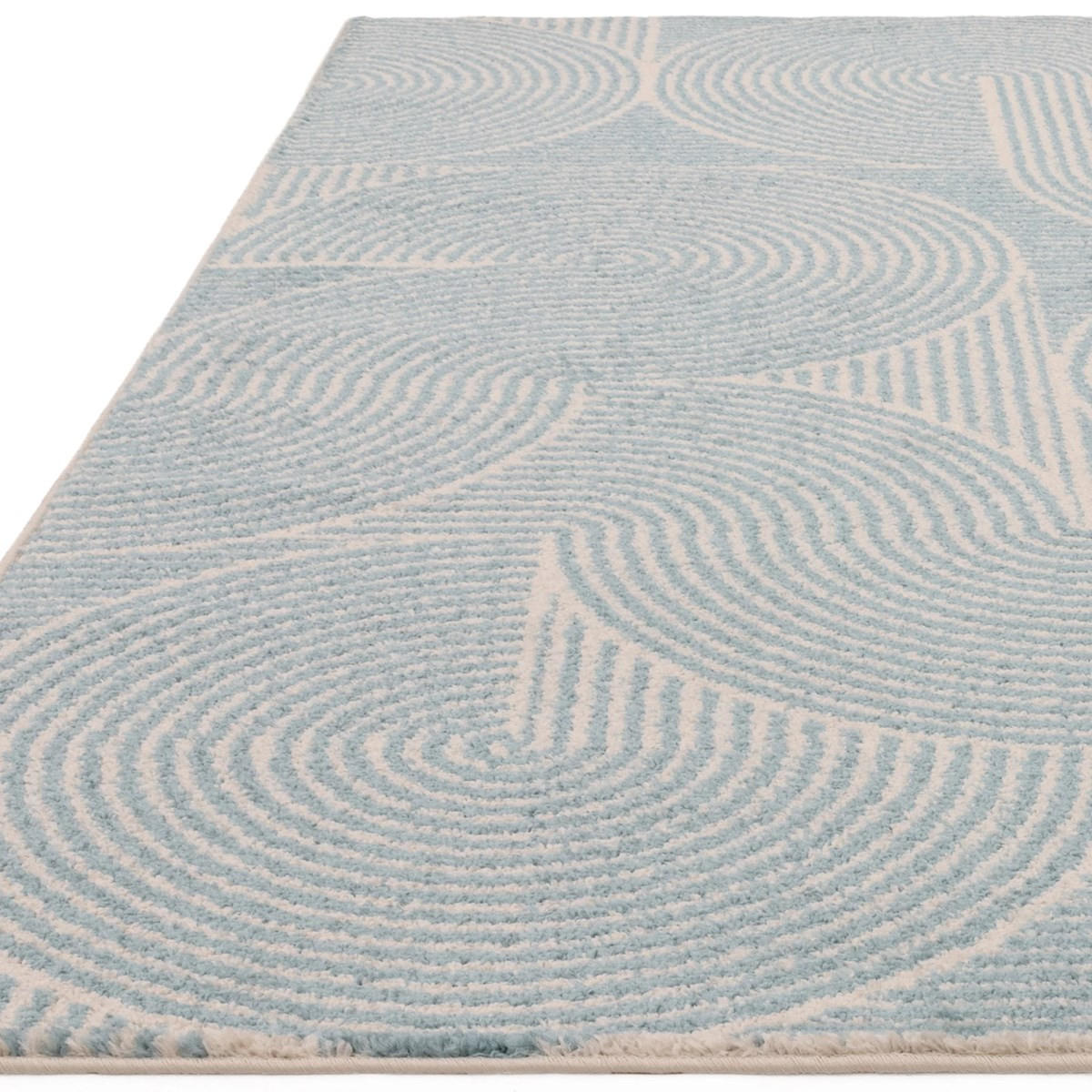 TEPPICH Moderner WIRE Blau 120 x 170 cm - Blau, Textil (120/170cm) - Novatrend