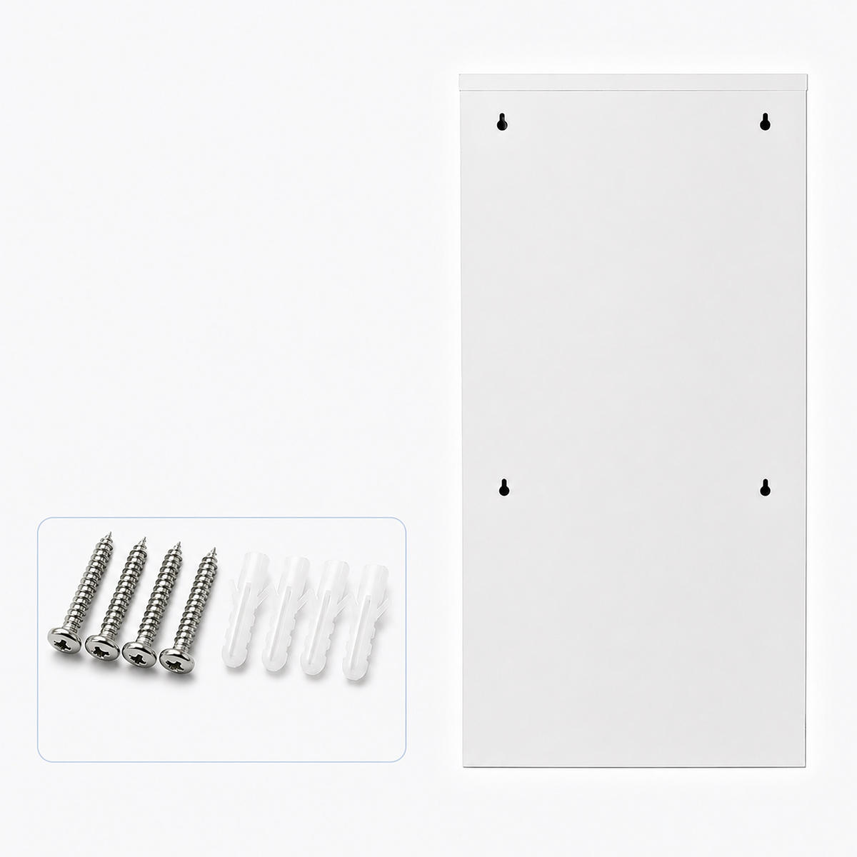 PUBELĂ Albă 3-compartimente - alb, material plastic/metal (41/93/25cm) - Relaxdays