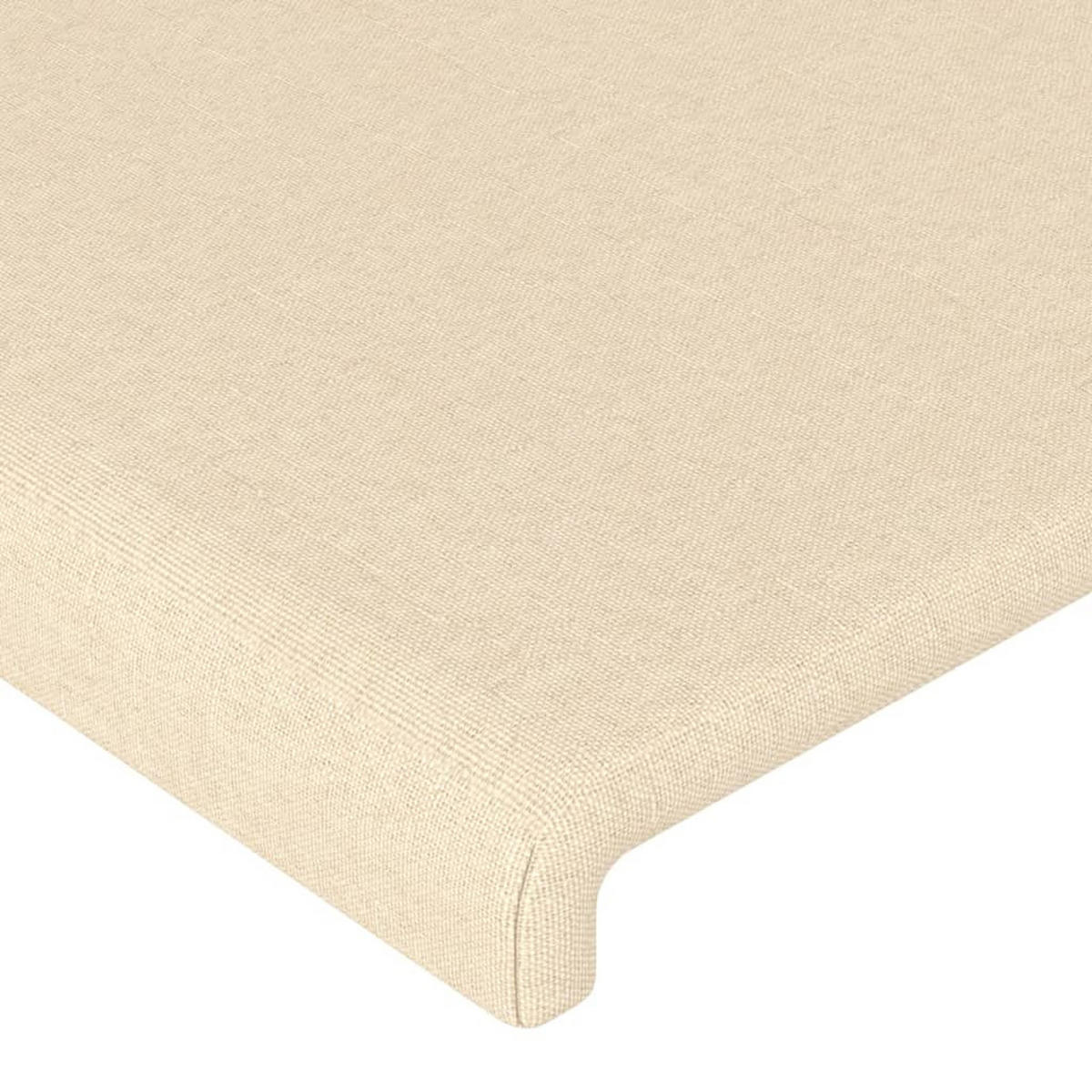 KOPFTEIL Creme 160/5/118/128 Cm Stoff - Creme, Textil (5/128/160cm) - vidaXL