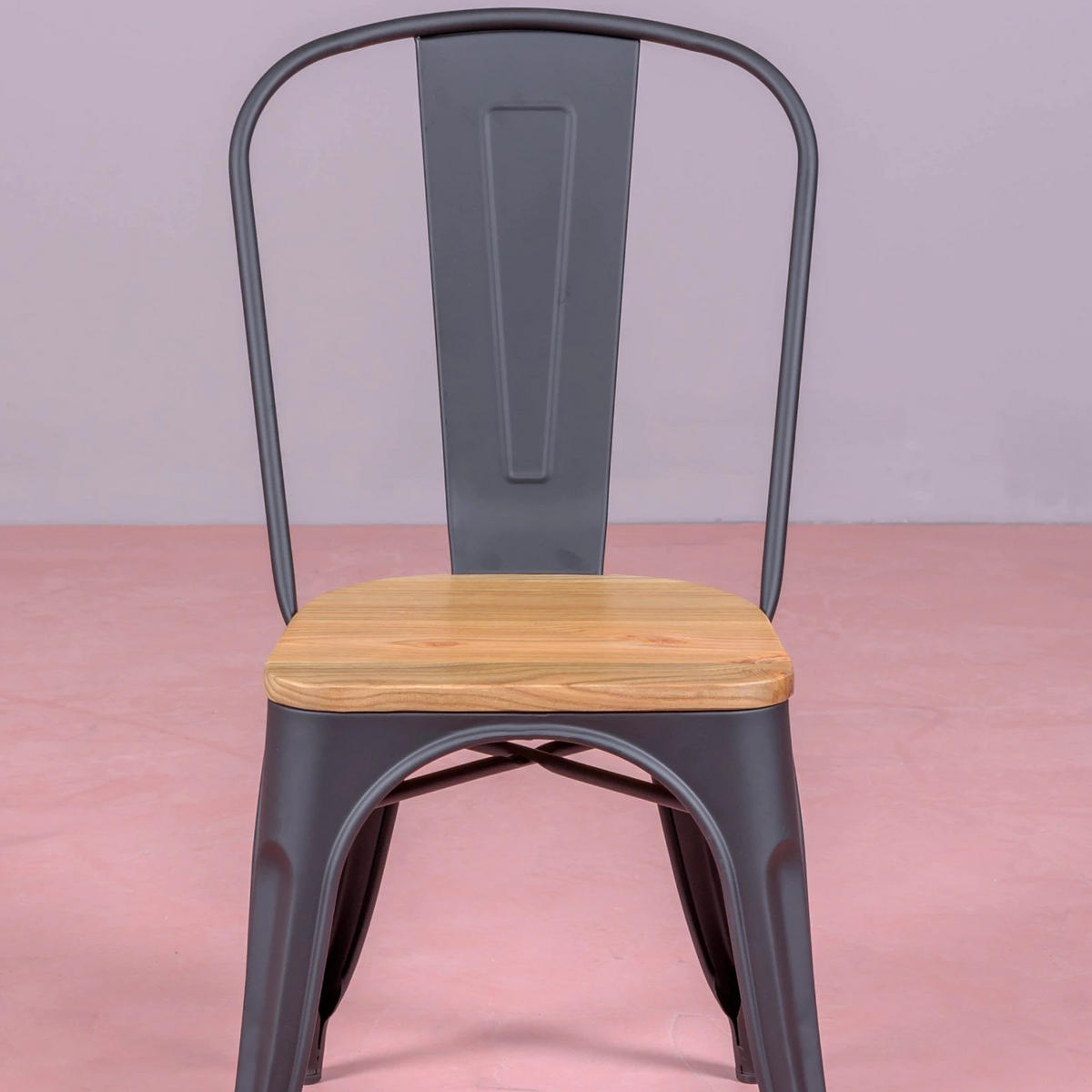 STUHL Metall Schwarz - Schwarz, Metall (44/83/53cm) - Nest Dream