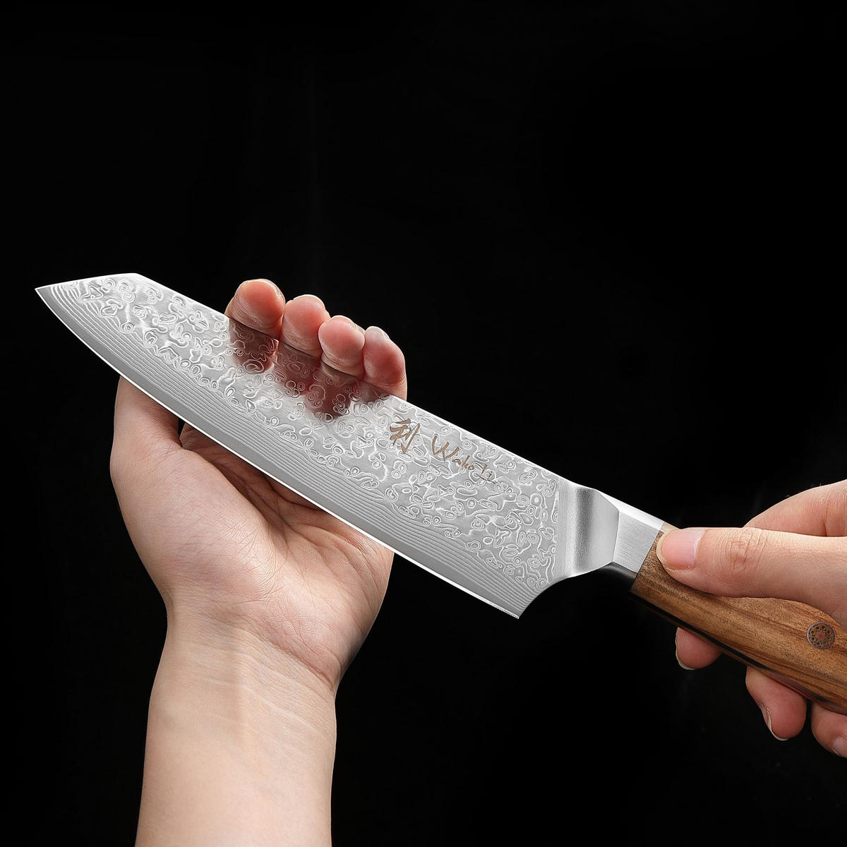 KIRITSUKEMESSER 18 cm - Braun, Metall (30cm) - Wakoli