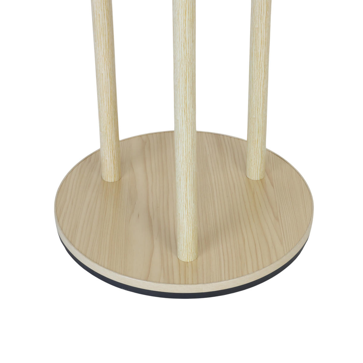 GARDEROBENSTÄNDER - Hellbraun, Holz/Holzwerkstoff (40/165/40cm) - Relaxdays