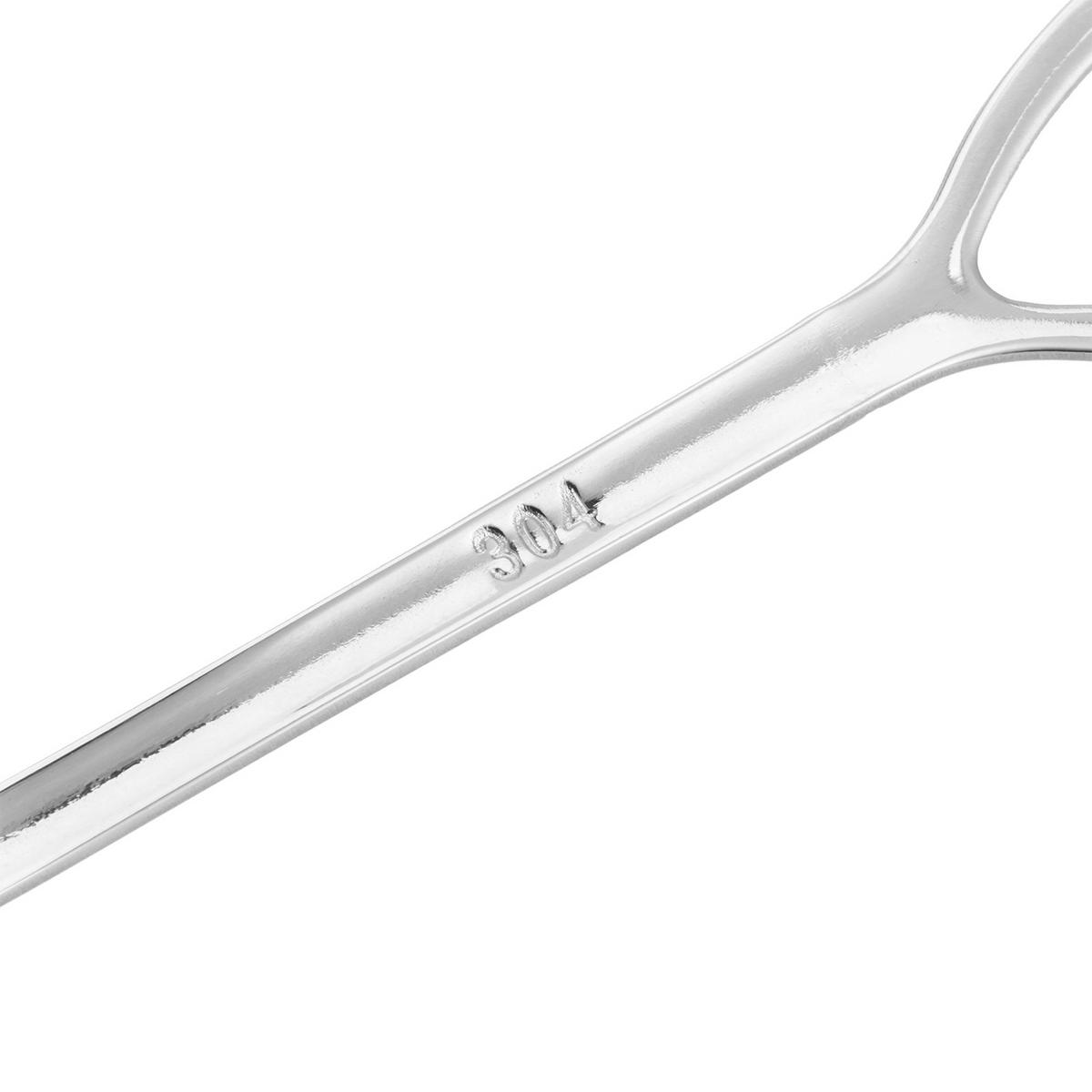 BESTECK-SET 2-teiliges Eiscreme-Löffel-Set Edelstahl modern - Silberfarben, Metall
