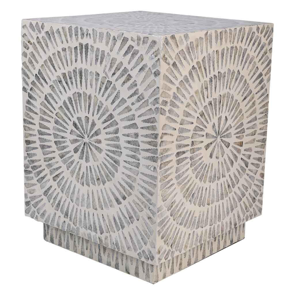 Wanderlust Hocker Grau 35x45x35 cm