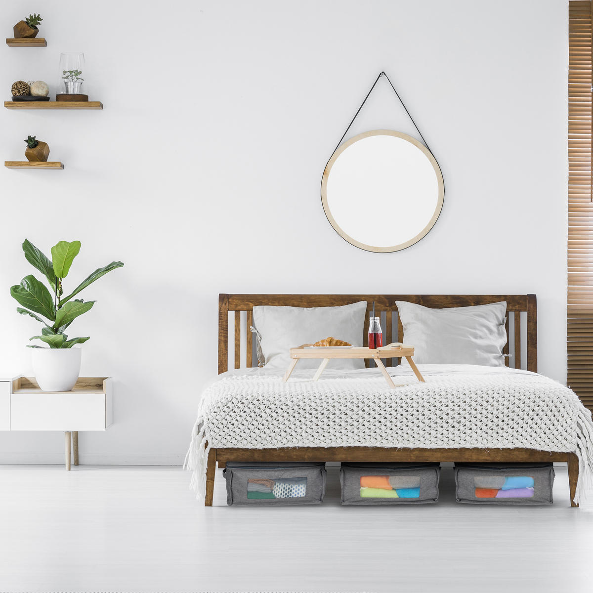 3XÚLOŽNÝ vak - sivá, kov/textil - Relaxdays