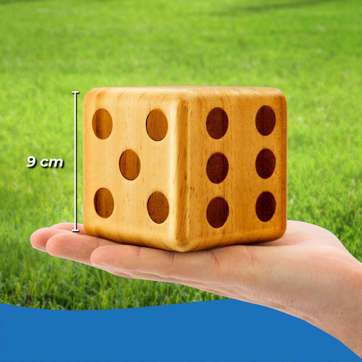 WÜRFELSPIEL Chuck - Naturfarben, Holz (33/33cm) - Toyfel