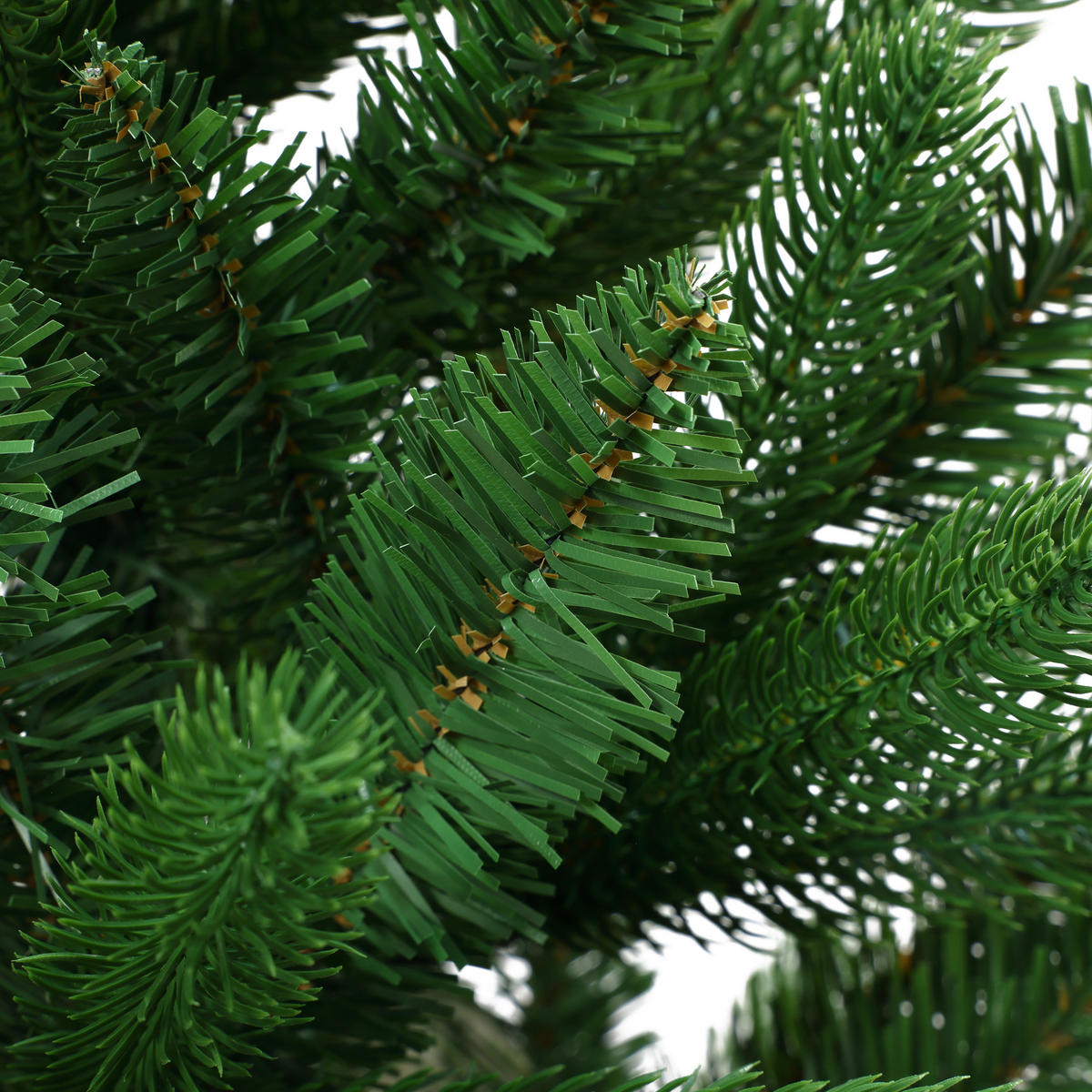 KÜNSTLICHER Weihnachtsbaum 155 cm mit Pflanzkübel in Bronze-Optik - Grün, Kunststoff (155cm) - Hometopia