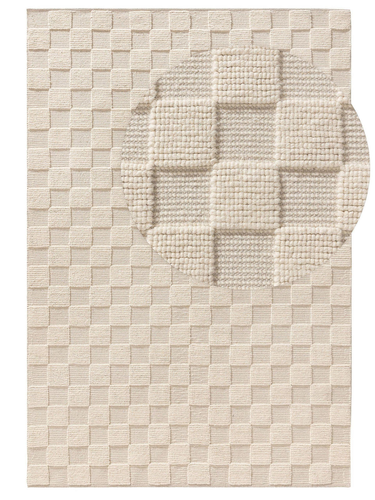 TEPPICH Jasper Cream 200x300 cm - Creme, Textil (200/300cm) - benuta Pure