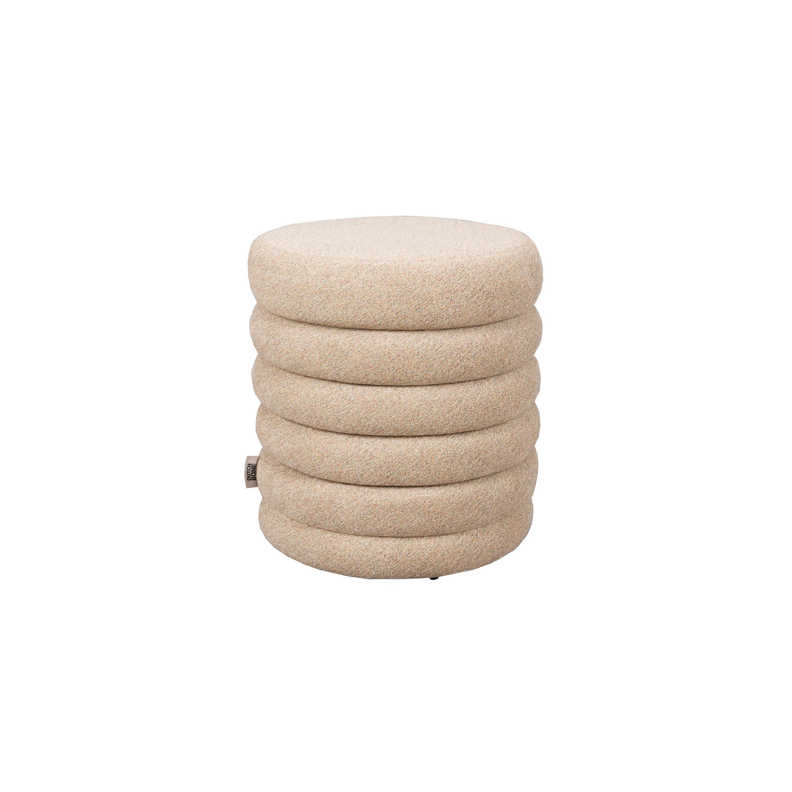 Dutchbone Sitzhocker Beige 37x43x37 cm