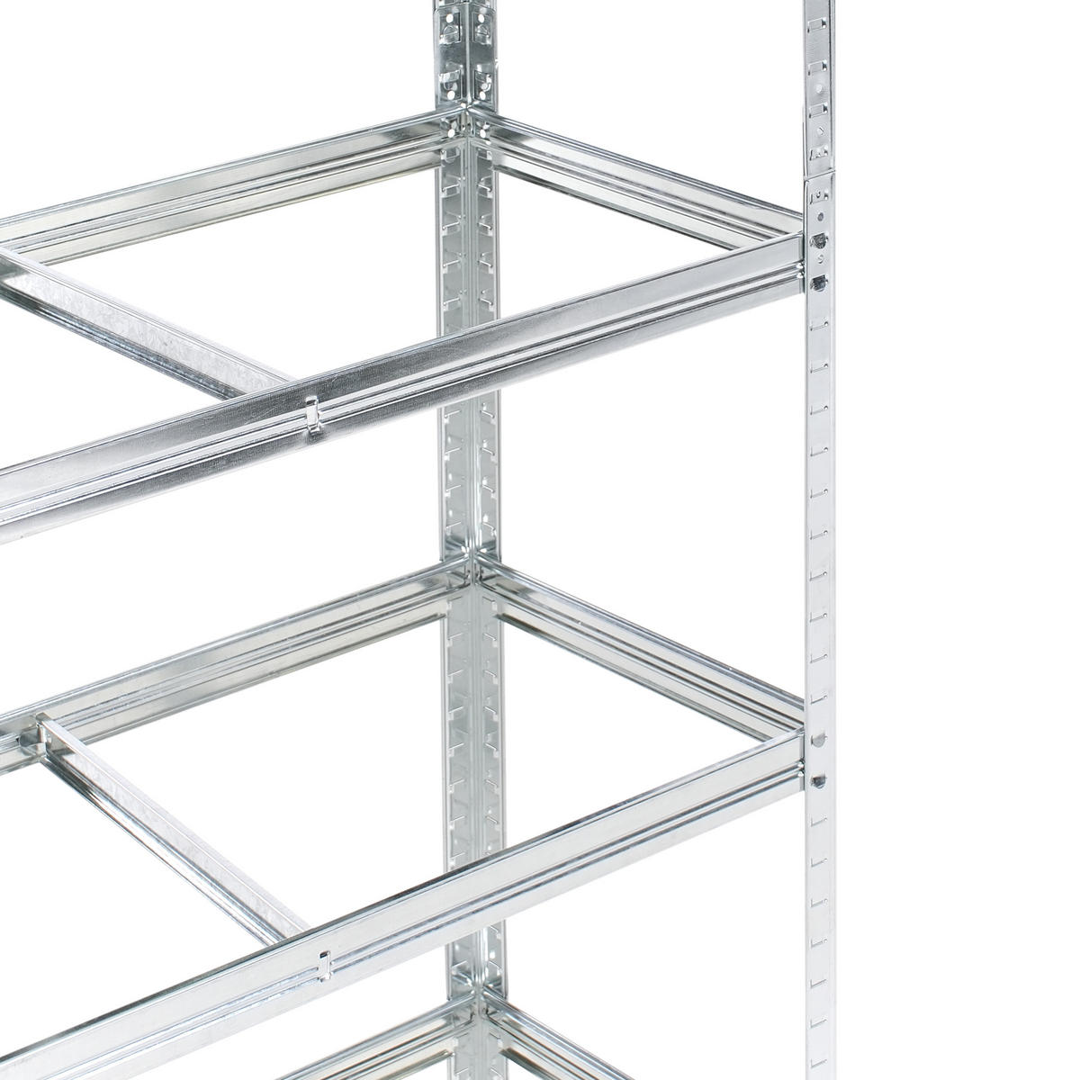 RAFT DE GARAJ metal 180/90 cm argintiu Xitta - maro/argintiu, metal (90/180/40cm) - Beliani