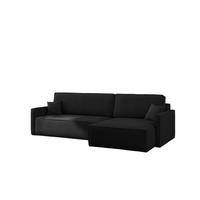 ECKSOFA Louis Scala - Anthrazit, Holzwerkstoff/Textil (250/142cm) - Fun Möbel