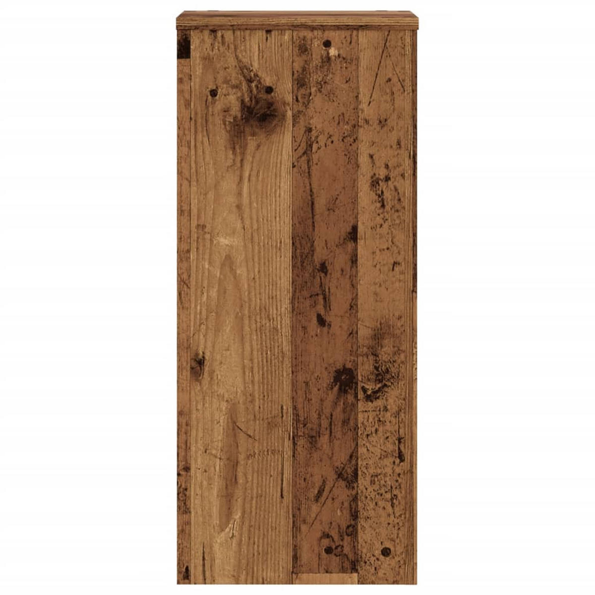 PFLANZENSTÄNDER 2Er Set Altholz-Optik 30/30/70 Cm Holzwerkstoff - Braun, Holzwerkstoff (30/70/30cm) - vidaXL