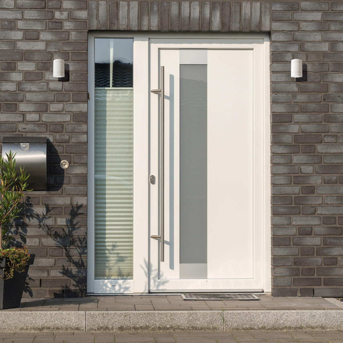 AUSSENLEUCHTE Lusiwa - Weiß, Metall (9.6/9.6/6.5cm) - Paco Home