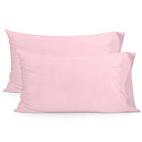 KISSENBEZUG basic 50x75 cm (x2) hellrosa - Rosa, Textil (50/75cm) - Happy Friday