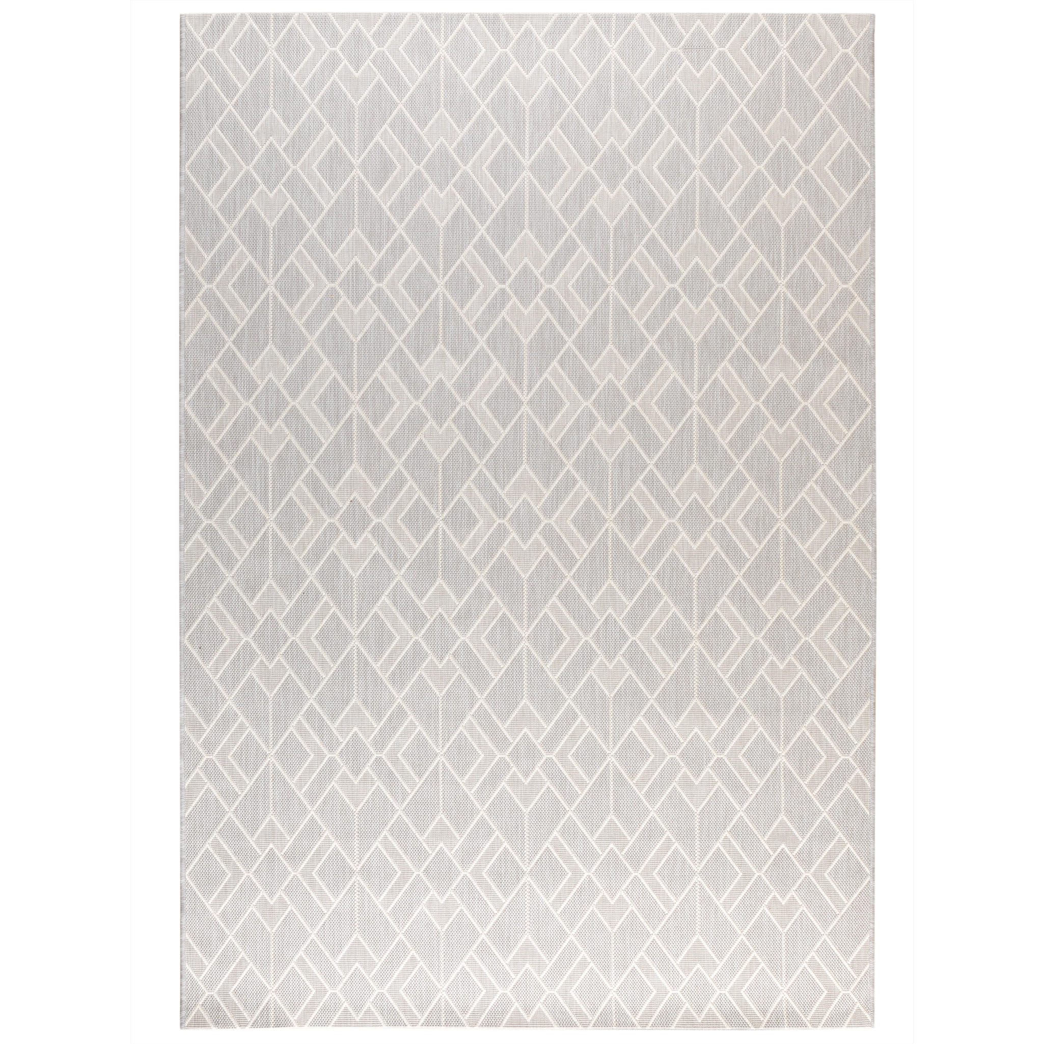 OUTDOORTEPPICH 80/150 cm Bergen Raute - Grau, Textil (80/150cm) - Steffensmeier