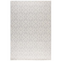 OUTDOORTEPPICH 80/150 cm Bergen Raute - Grau, Textil (80/150cm) - Steffensmeier