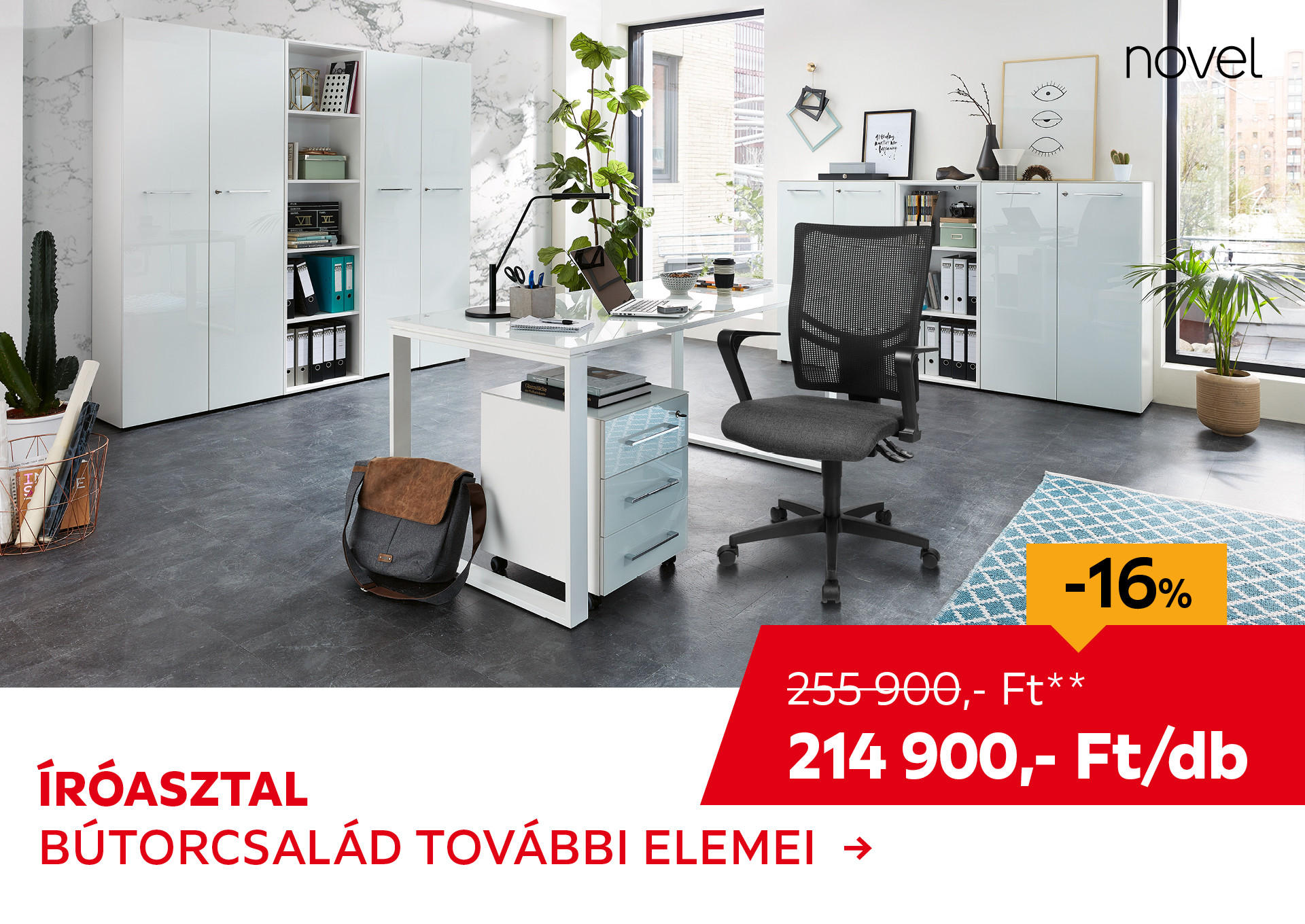 ÍRÓASZTAL Kiemelt termék 255900 Ft.- helyett 214900 Ft.-