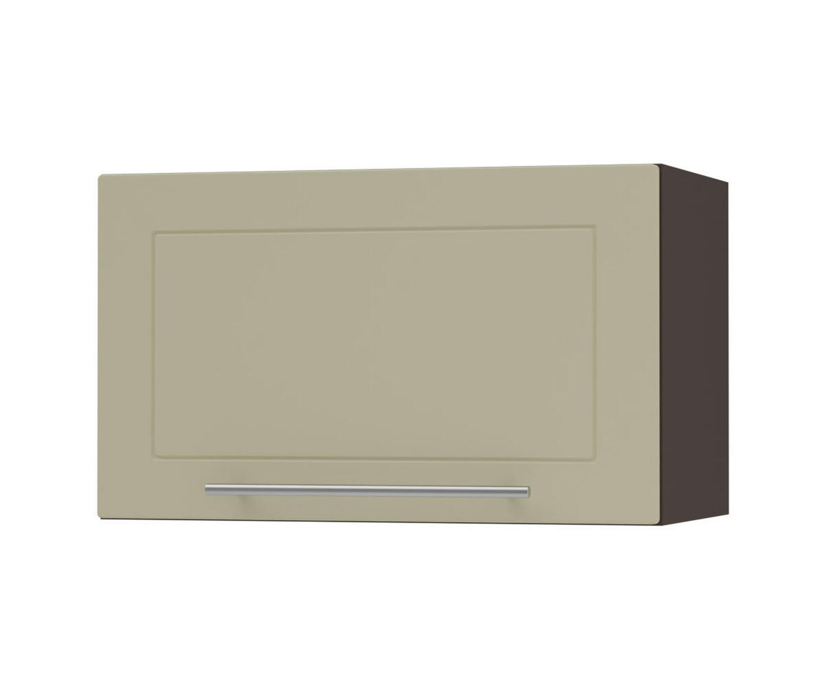 KLAPPHÄNGESCHRANK Kvantum W4B/60 Vanille Matt / Lava Matt 60 / 32,5 / 36cm - Dunkelgrau/Creme, Holz/Holzwerkstoff (60/36/32.5cm) - Feldmann-Wohnen