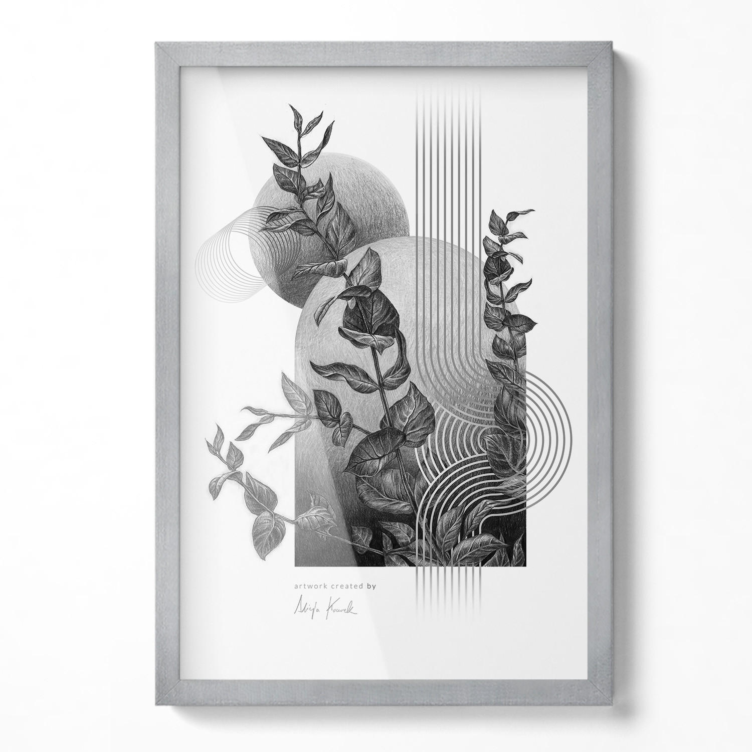 BILDERRAHMEN - Goldfarben, Kunststoff (40/60/1.5cm) - Wallfluent