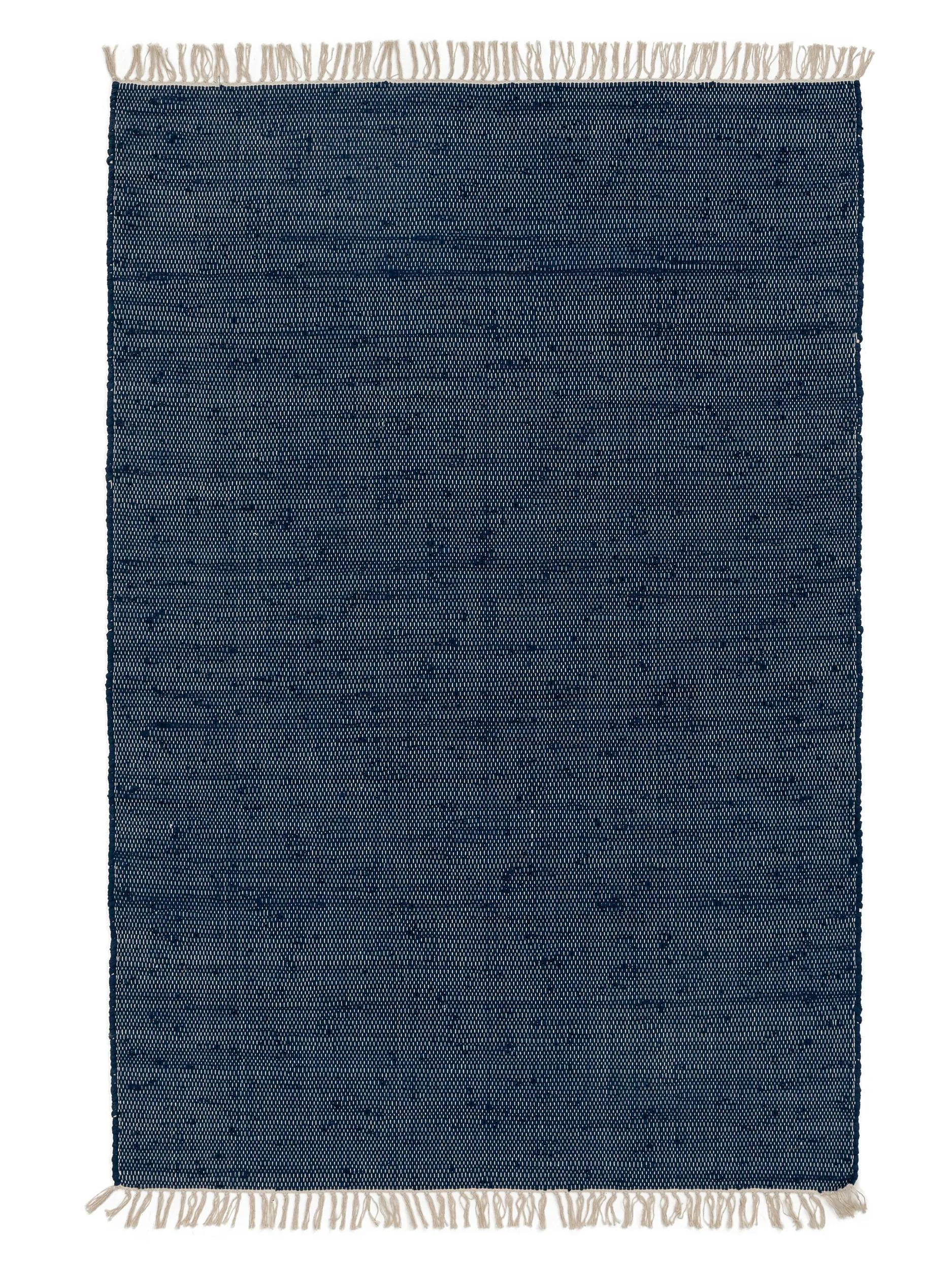 PREPROGA iz recikliranega materiala Tom temno modra 160x230 cm - temno modra, umetna masa/tekstil (160/230cm) - benuta Pop