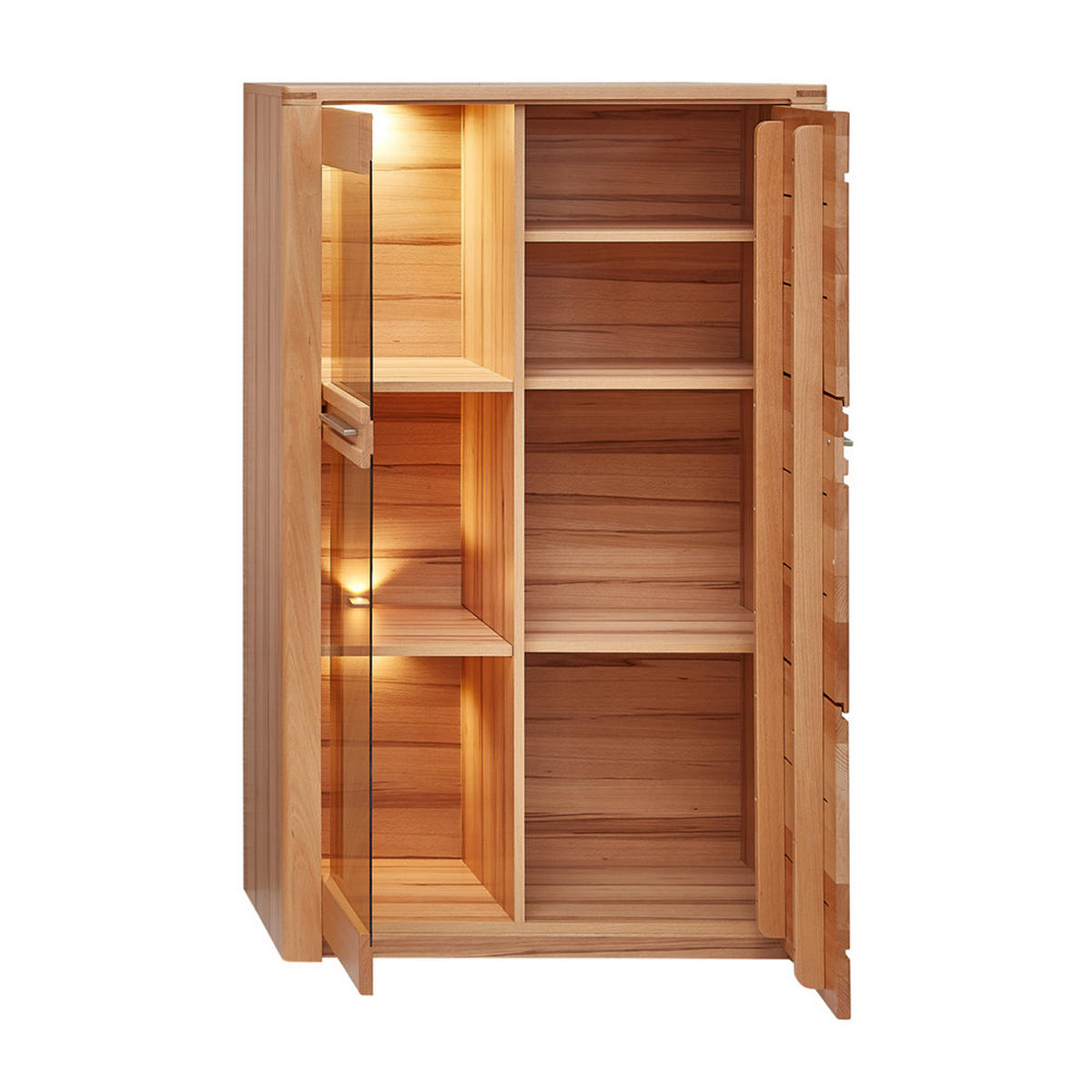 WOHNZIMMER-SET 6-TLG. Newton-36 - Braun, Holzwerkstoff (640/203/70cm) - Lomado
