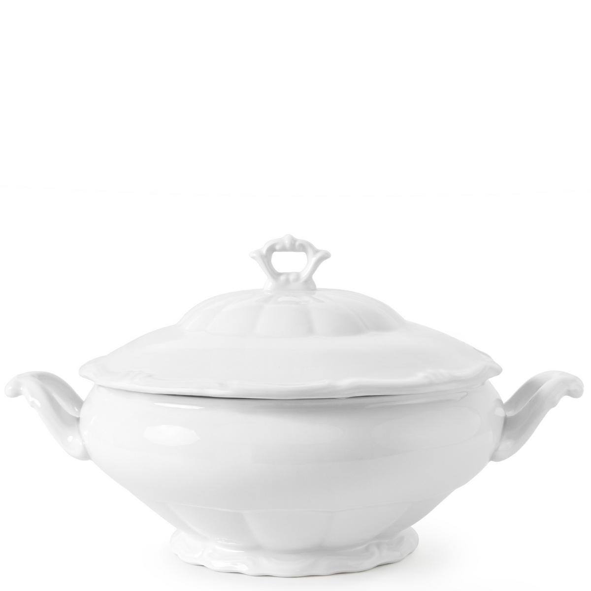 TAFELSERVICE 6 Personen Chodziez MARIA TERESA 23-tlg - Weiß, Keramik (25/2/25cm) - KONSIMO®