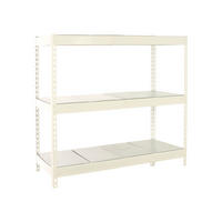 SCHWERLASTREGAL Metal Beast Three HxBxT 150 x 120 x 60 cm Fachlast 600 kg Weiß - Weiß, Metall (120/150/60cm) - PROREGAL
