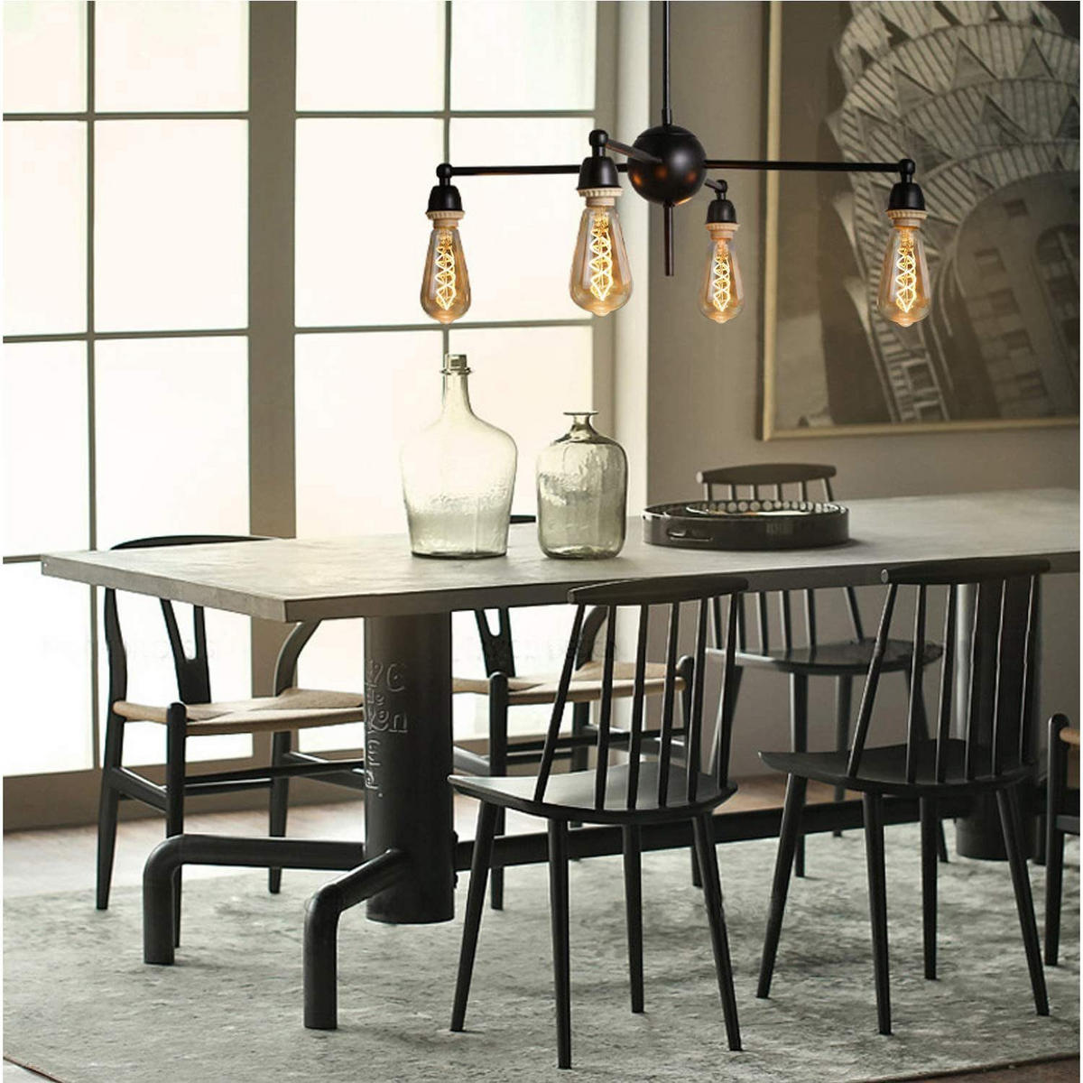 LEUCHTMITTEL Zivoltarax 6.4/6.4/13.5 cm - Braun, Glas (6.4/13.5cm) - ZMH