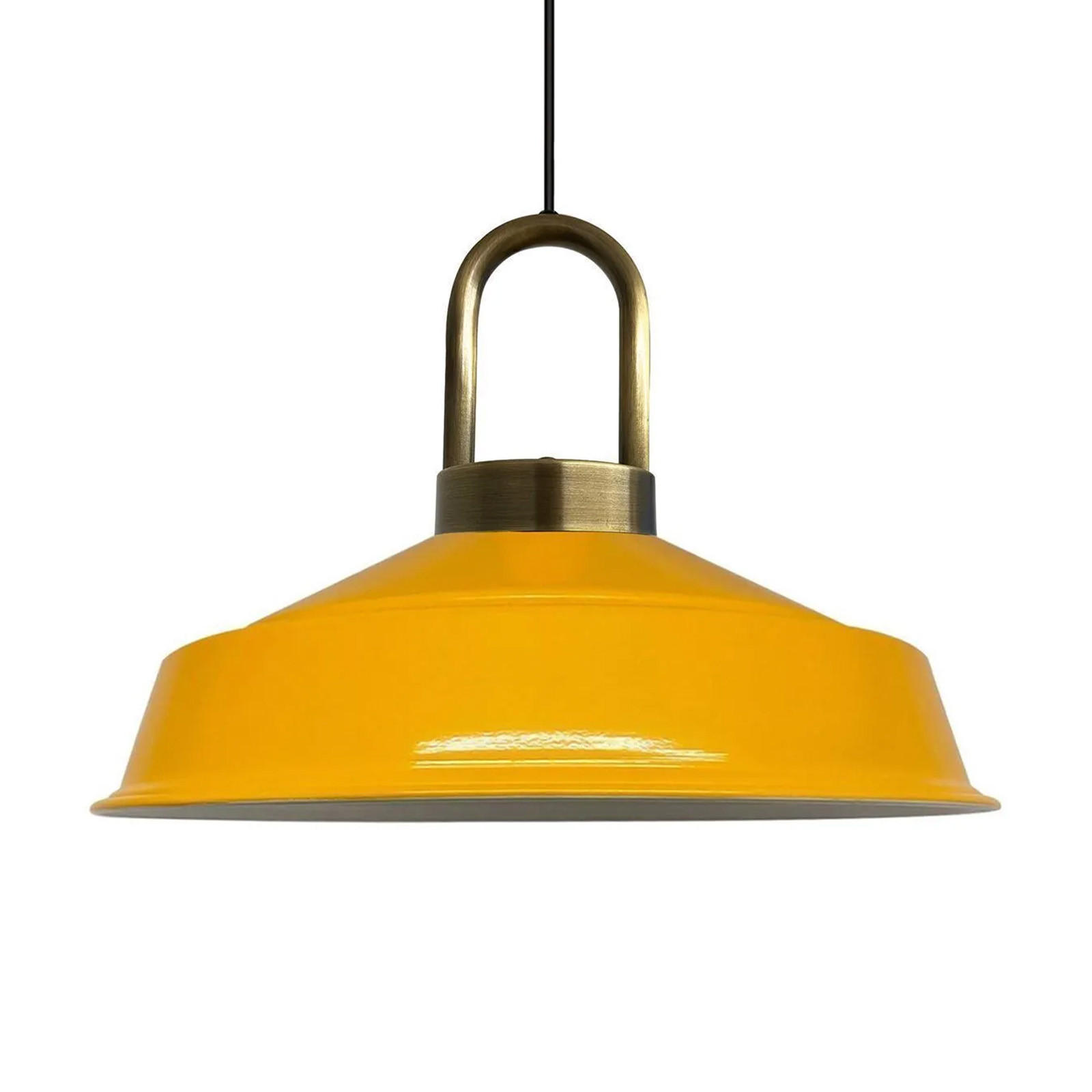 PENDELLEUCHTE Lockra - Gelb, Metall (40/40/32cm) - Bamyum