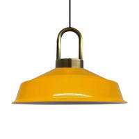 PENDELLEUCHTE Lockra - Gelb, Metall (40/40/32cm) - Bamyum