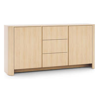 SIDEBOARD Vincenza Eiche BALI KSZ 168 Geräumig - Beige, Holzwerkstoff (168/84/39cm) - Sepro Meble