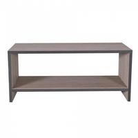 COUCHTISCH ALBA / 100x50cm - Eiche sandgestrahlt - Sonoma Eiche, Holzwerkstoff (100/64/63cm) - Weber Industries