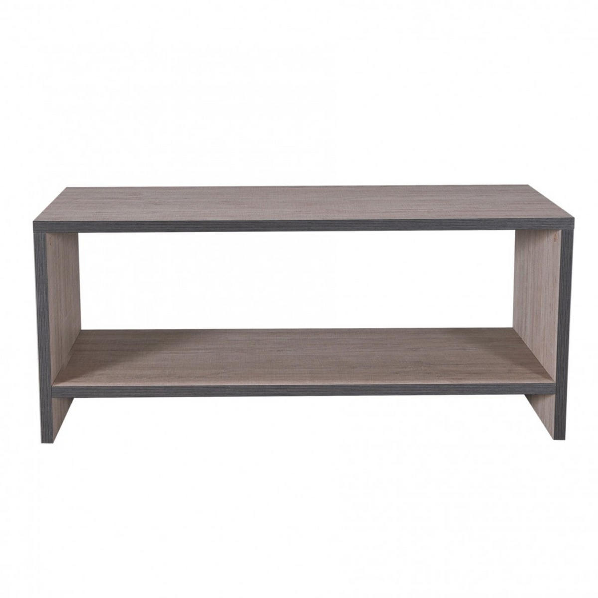 COUCHTISCH ALBA / 100x50cm - Eiche sandgestrahlt - Sonoma Eiche, Holzwerkstoff (100/64/63cm) - Weber Industries