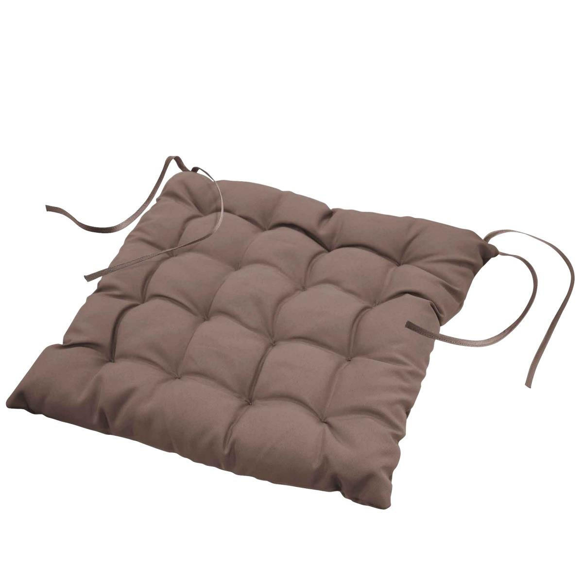Douceur d´intérieur Stuhlkissen Taupe