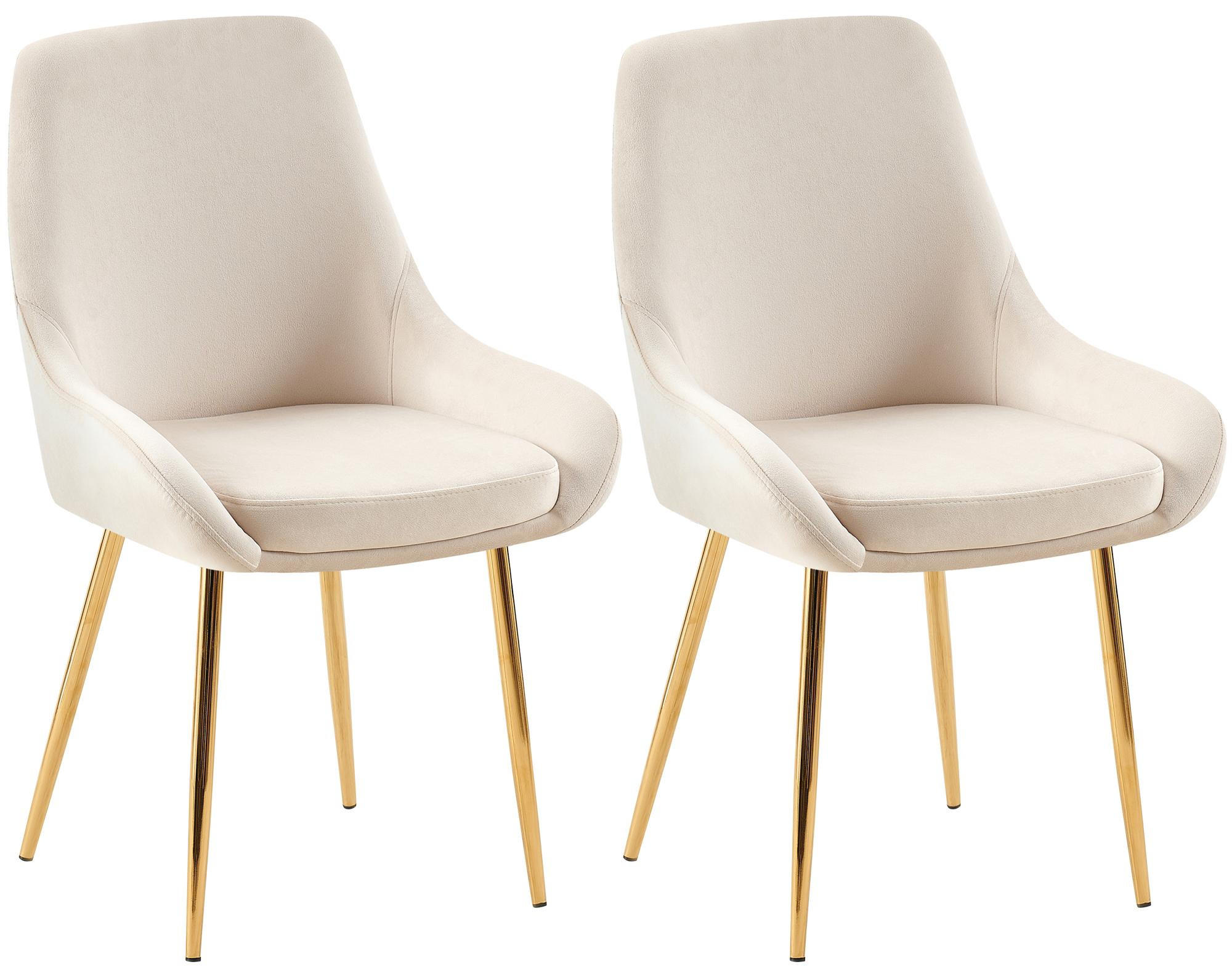Deluke Esszimmerstuhl Creme 50x86x53 cm