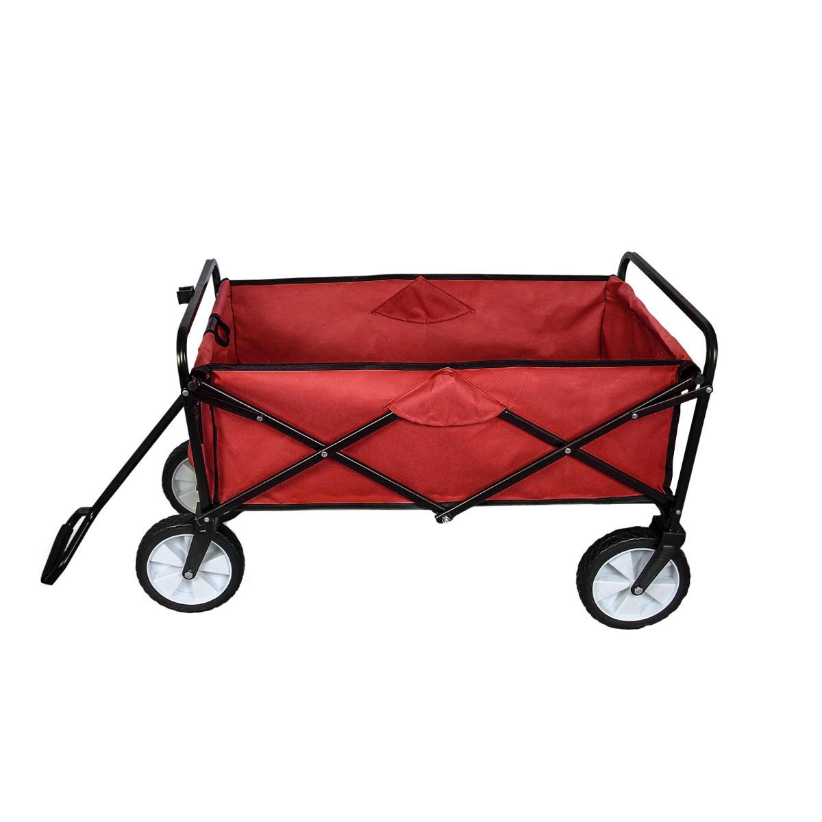 GARTENWAGEN Faltbar Rot - Rot, Metall (53/113/98cm) - Monstershop
