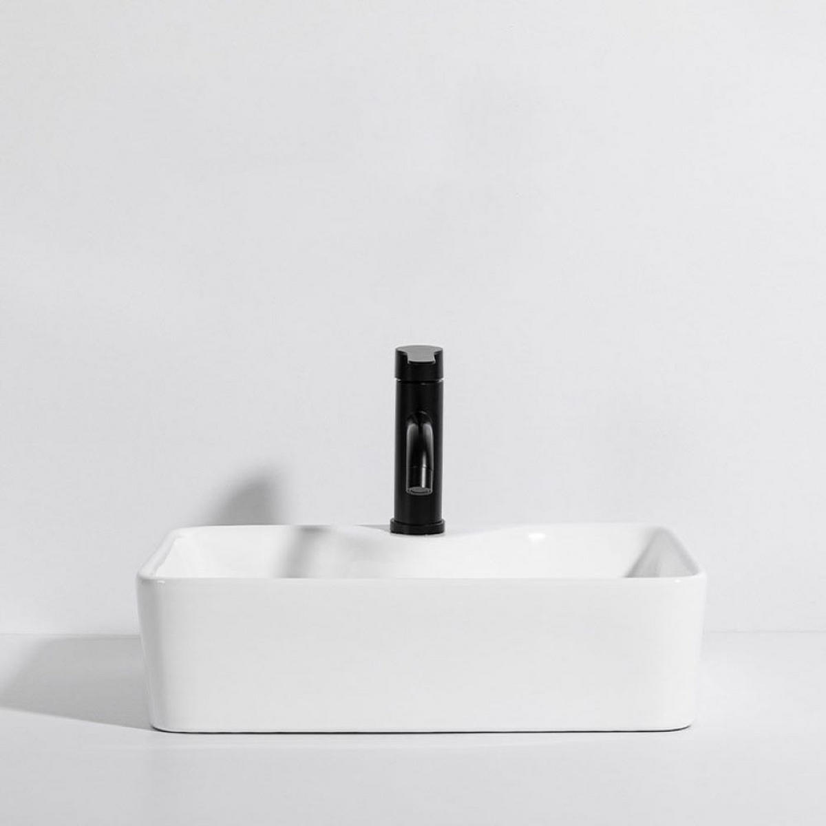 WASCHBECKEN, weiß 47/37/14 cm - Weiß, Keramik (47/14/37cm) - Rebiko