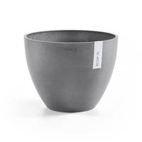 BLUMENTOPF Antwerp 49,3/37 cm Grau - Grau, Kunststoff (50/38.8cm) - Ecopots