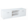 FERNSEHKOMMODE 2DC Weiß 120/41/36 cm - Weiß, Holzwerkstoff (120/36/41cm) - Matkam Möbel