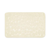 MEMORYSCHAUM BADEMATTE LONDON - Creme, Textil (60/100cm) - WohnDirect