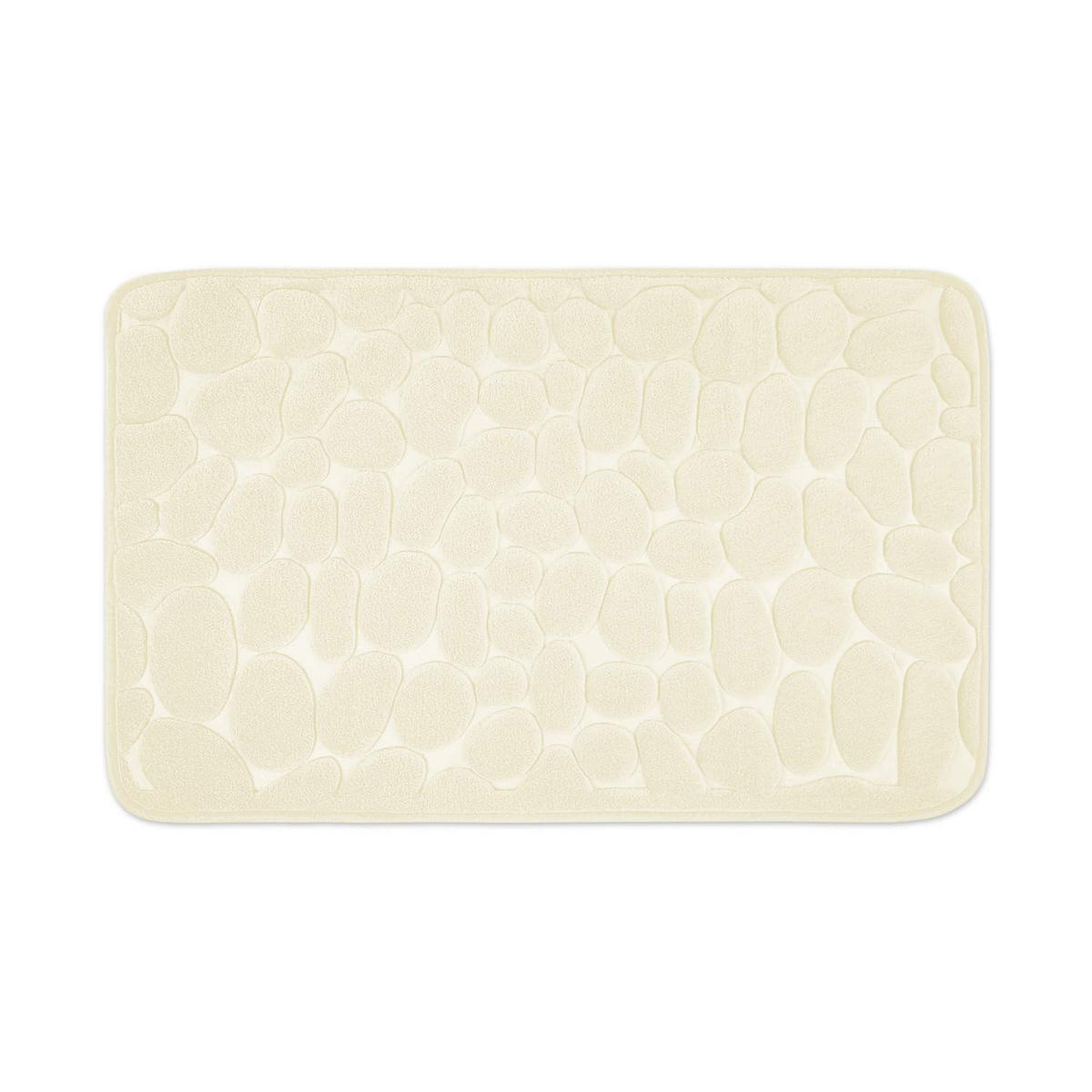 MEMORYSCHAUM BADEMATTE LONDON - Creme, Textil (60/100cm) - WohnDirect