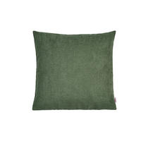 KISSENHÜLLE FarbTon Chenille-Haptik oliven-grün 40/40 cm - Dunkelgrün, Textil (40/40cm) - beties Heimtextil
