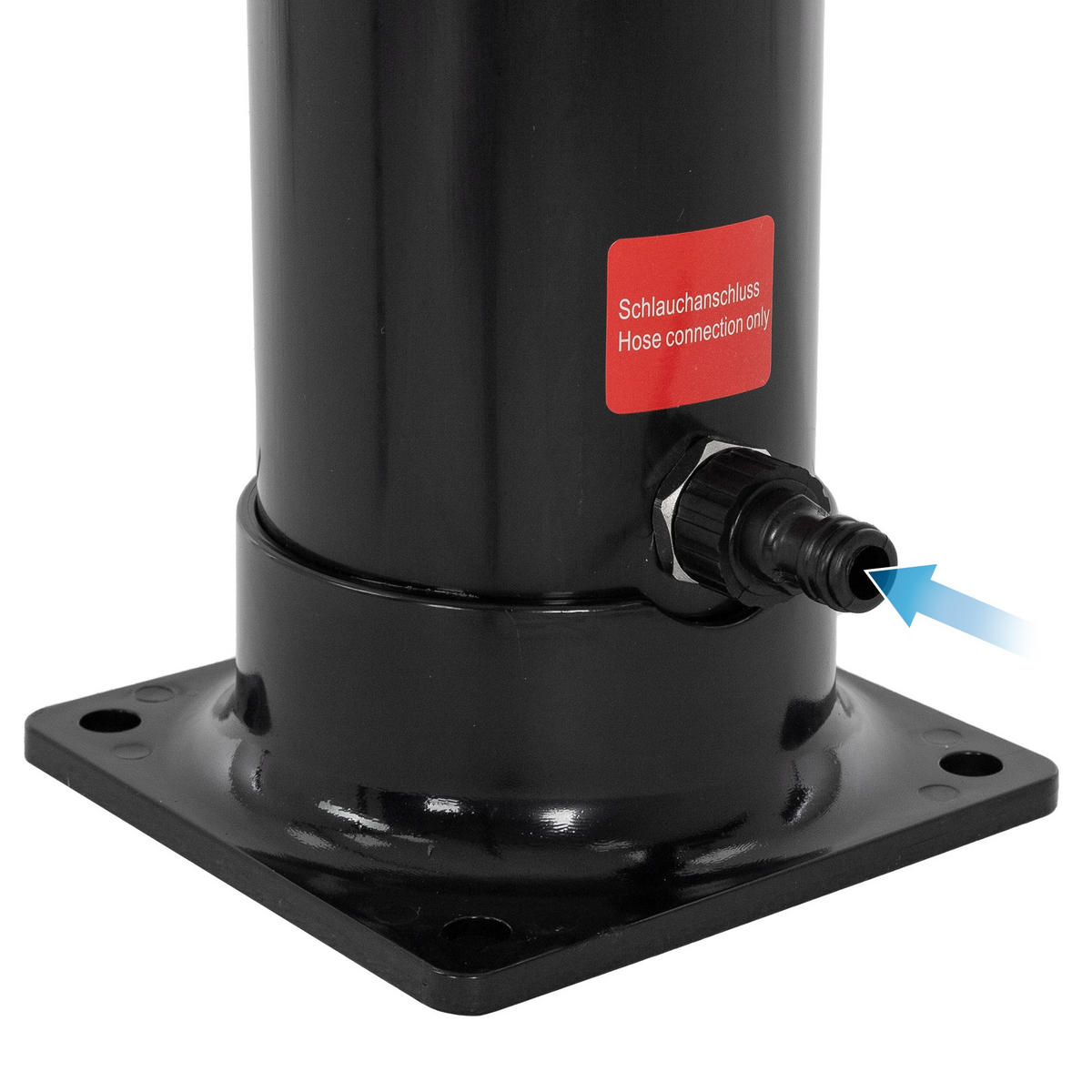 SOLARDUSCHE - Silberfarben, Kunststoff (11.5/210/11.5cm) - ML-DESIGN