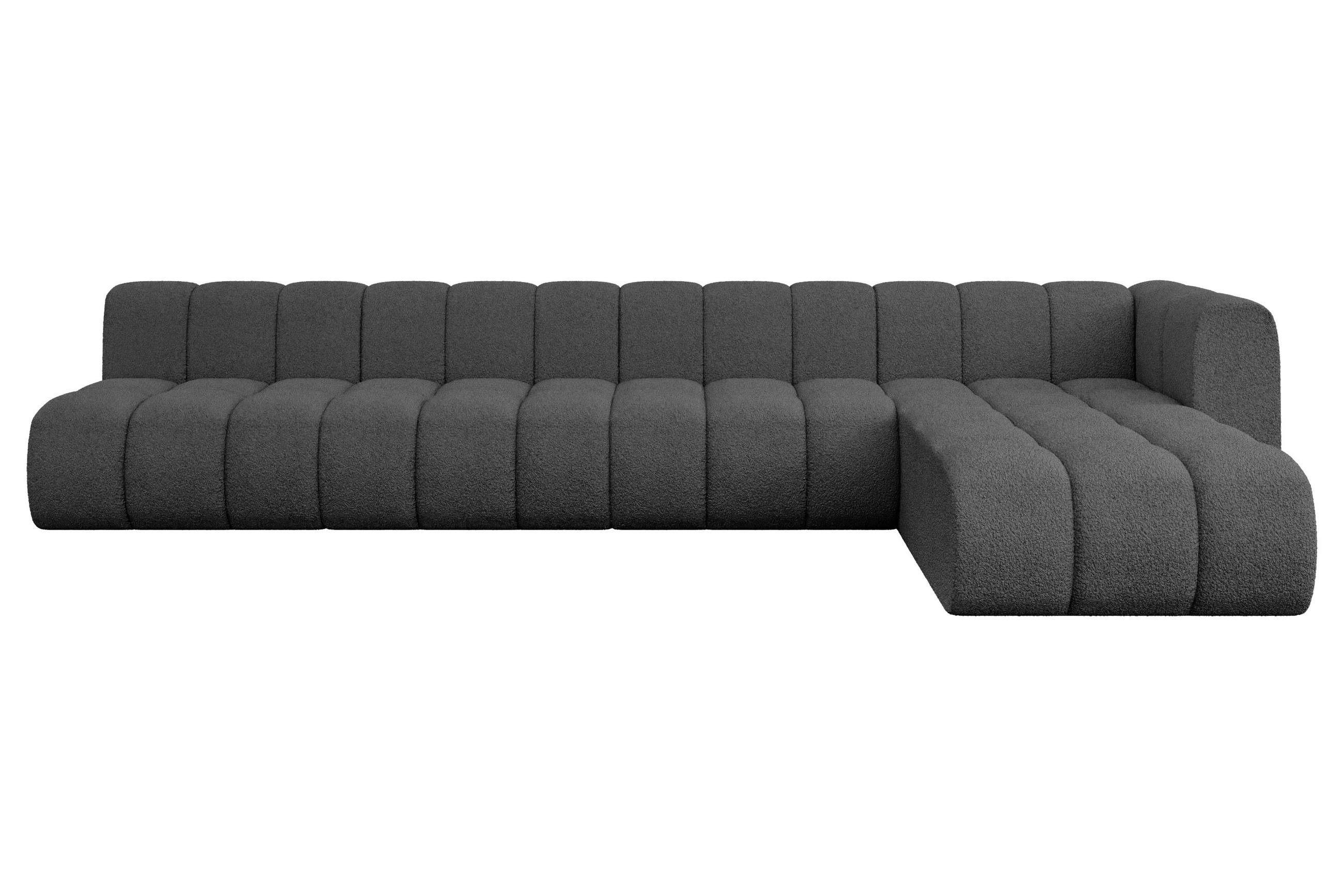 Altdecor Ecksofa Grau 387x177 cm
